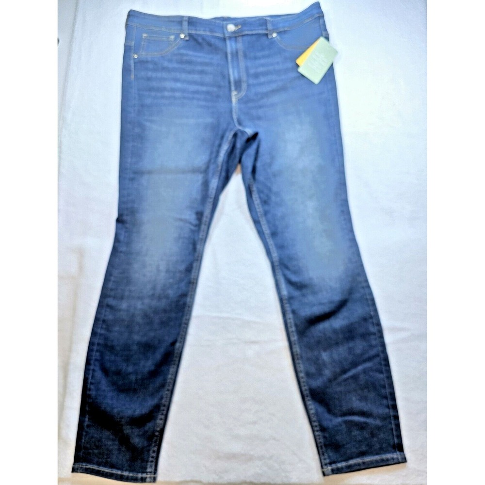 H&M Womens 18 Plus Jeans 38 x 28 Curvy Jeggings Ultra High Waist Mom NWT